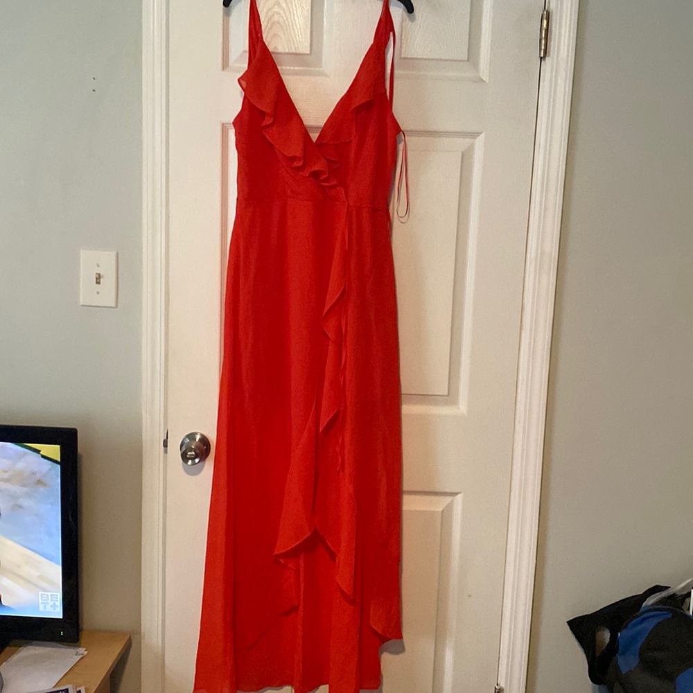 Orange dress